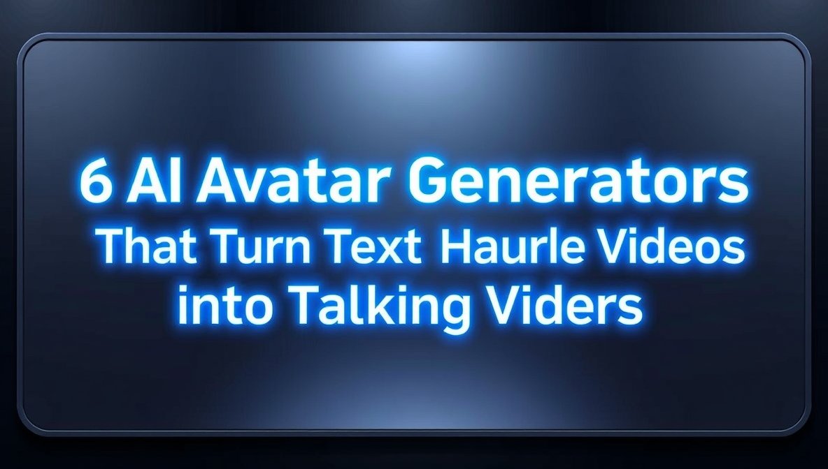 6 AI Avatar Generators That Turn Text into Talking Videos